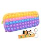 Toyshine Pop It Pencil Case Fidget Stress Relieving Silicone Toy - Multicolor