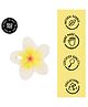 Oli & Carol Natural Rubber Teether for baby- Soft & Chewable Mini Teether-Hawaii the Flower