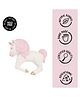 Oli & Carol Natural Rubber Teether for baby- Soft & Chewable Animal Teether- Stacy the Unicorn