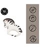 Oli & Carol Natural Rubber Teether for baby- Soft & Chewable Animal Teether- Zoe the Zebra