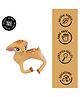 Oli & Carol Natural Rubber Teether for baby- Soft & Chewable Animal Teether- Olive the Deer