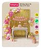 Babyhug Birthday Decor Kit Golden and Pink - Pack of 67