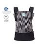 Kol Kol Compact Baby Carrier Ziggy - Black White