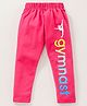 Fido Full Length Leggings Gymnast Print - Pink