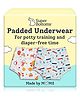 SuperBottoms 100% Cotton Pack Of 2 Space Theme & Boats Printed Padded Briefs - Multi Colour