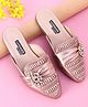Cute Walk by Babyhug Stone Studded Sandals - Pink