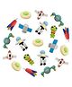Toyshine Space Theme Colorful Erasers Pack Of 16 - Multicolor