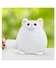Lattice Plush Fluffy Cat Soft Toy White - Height 30 cm