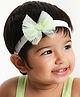 Aye Candy Heart & Tulle Bow Headband - Green