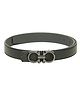 CALVADOSS Non Leather Solid Belt - Black