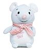 Lattice Steated Mouse Plush Toy Blue - Height 26 cm