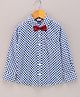 Babyhug Full Sleeves Shirt Digital Print - Blue