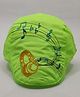 Kid-O-World Musical Notes Golf Cap - Neon Green- 54 Cms
