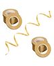 Zyozi Curling Ribbons for Balloons Party Decoration  Gold Pack of 12 - 5 Meters each