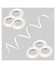 Zyozi Curling Ribbons for Balloons White Pack of 6 - 5 meter each