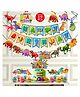 Zyozi Dinosaur Party Supplies Set Pack of 19 - Multi Colour