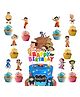 Zyozi Chota Bheem Birthday Party Supplies Cartoon Theme Party Decoration Multicolour - Pack of 11
