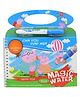 Asera Peppa Pig Theme Reusable Magic Water Painting Book with Doodle Pen - Multicolour