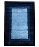 Saral Home Yarn Art Carpets Frame by Saral Home (Blue, 120 X180 cm)