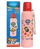 Youp Stainless Steel Pink Color Paw Patrol Kids Water Bottle Coral- 750 ml