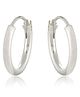 Eloish Sterling Silver Small Multi-Purpose Hoop Earrings - Silver