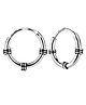 Eloish  92.5 Sterling Silver Small Hoop Earrings - Silver