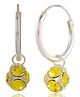 Eloish 92.5 Sterling Silver Small Hoop Earrings - Yellow