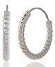Eloish 92.5 Sterling Small Hoop Earrings - Silver