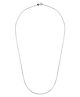 Eloish Sterling Silver Thin Sleek Chain - Silver