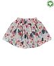 Lilly & Sid Knee Length Skirt Floral Print - Multicolor
