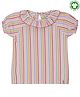Lilly + Sid Short Sleeves Striped Top - Multicolor