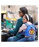 Magic Seat Two Wheeler Safety Seat Belt Ironman Theme - Blue