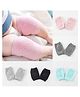 ADKD Elastic Soft Breathable Cotton Anti-Slip Knee And Elbow Safety Protector Pads Pack of 5 - Multicolour