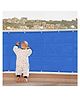 HIPPO Fabric  Decorative Indoor Baby Safety Net Balcony Net Privacy Net - Blue