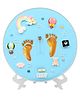 Babies Bloom Newborn Clay Handprint And Footprint Kit - Blue