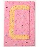 Blooming Buds Cotton Cot Sheet & Pillow Cover Rabbit Print - Pink