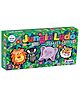 Frank Jungle Ludo and Snakes and Ladders Board Game- Multicolor (18 Pieces) for kids above 6+ Years - 24102