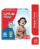 LuvLap Pant Style Baby Diapers, New Born/X-Small (NB/XS), 60 Count, Aloe Vera Lotion, 12hr Protection, White