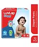 LuvLap Baby Diaper Pants, Medium (M), 72 Count, Aloe Vera Lotion, 12hr Protection, White