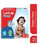 LuvLap Pant Style Baby Diapers, X-Large (XL), 54 Count, Aloe Vera Lotion, 12hr Protection, White