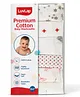 LuvLap Muslin Cotton Premium Baby Washcloth, Washable, Absorbent, Soft Face Towels, Dots & Hearts Print, Pack of 6 (Multicolour)