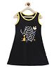 SuperBottoms Sleeveless Dinosaur Print Dress - Black