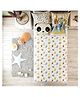 Fancy Fluff Animal Design Bed Sheet With Two Pillow Cover - White