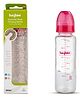 Baybee Slim Essential Glass Baby Feeding Bottle Pink - 250 ml