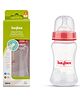 Baybee Natural Flow Baby Feeding Bottle Red - 250ml