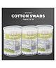 Baybee Baby Ear Buds Cotton Swabs Cleaner For Babies Ear Cleaning Buds With Ear Protection Pack Of 3 - 600 Pieces