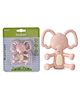 Baybee Elephant BPA Free Silicone Teether for Baby - Pink