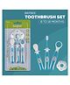 Baybee 3 Stage Oral Care Cum Training Toothbrush Set Of 3 - Blue