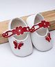 Daizy Butterfly Detailing Booties - White