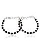 Nemichand Jewels Sterling Silver Nazariya Baby Bracelet - Black Silver